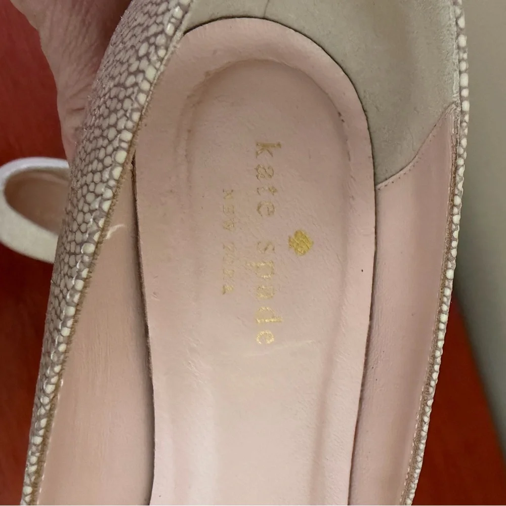 Kate Spade block heel pumps Sz 7.5